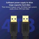 USB 3.0 Male To USB 3.0 Male Double End USB Cable, Length:0.6m(Black) - 2