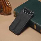 For iPhone 17 Air Denior D07 DV Elastic Card Slot PU Back Cover Phone Case(Black) - 2