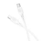 BOROFONE BX113 PD 27W USB-C / Type-C to 8 Pin Silicone Charging Data Cable, Length:1m(White) - 2