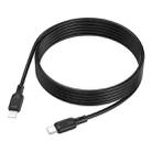 BOROFONE BX113 PD 27W USB-C / Type-C to 8 Pin Silicone Charging Data Cable, Length:2m(Black) - 3