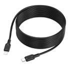 BOROFONE BX113 PD 27W USB-C / Type-C to 8 Pin Silicone Charging Data Cable, Length:3m(Black) - 3