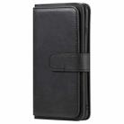 For iPhone 8 Plus & 7 Plus Multifunctional Magnetic Copper Buckle Horizontal Flip Solid Color Leather Case with 10 Card Slots & Wallet & Holder & Photo Frame(Black) - 2