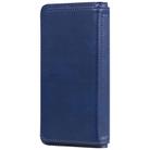 For iPhone XR Multifunctional Magnetic Copper Buckle Horizontal Flip Solid Color Leather Case with 10 Card Slots & Wallet & Holder & Photo Frame(Dark Blue) - 3