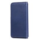 For iPhone 12 mini Multifunctional Magnetic Copper Buckle Horizontal Flip Solid Color Leather Case with 10 Card Slots & Wallet & Holder & Photo Frame(Dark Blue) - 3