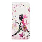 For Redmi Note 13 4G Oil Embossed 3D Drawing Leather Phone Case(Flower Fairy) - 3