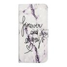 For Redmi Note 13 4G Oil Embossed 3D Drawing Leather Phone Case(Words Marble) - 3