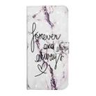 For Redmi Note 13 Pro 4G Oil Embossed 3D Drawing Leather Phone Case(Words Marble) - 3