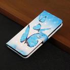 For Redmi Note 14 4G Oil Embossed 3D Drawing Leather Phone Case(3 Butterflies) - 2