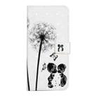 For Redmi Note 14 4G 163.25mm Oil Embossed 3D Drawing Leather Phone Case(Couple Dandelion) - 3