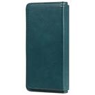 For iPhone 12 / 12 Pro Multifunctional Magnetic Copper Buckle Horizontal Flip Solid Color Leather Case with 10 Card Slots & Wallet & Holder & Photo Frame(Dark Green) - 3