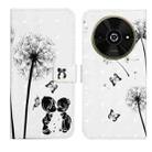 For Xiaomi Poco C61 Oil Embossed 3D Drawing Leather Phone Case(Couple Dandelion) - 1