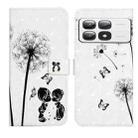 For Xiaomi 14T Pro Oil Embossed 3D Drawing Leather Phone Case(Couple Dandelion) - 1