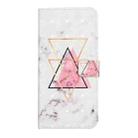 For Xiaomi 14T Pro Oil Embossed 3D Drawing Leather Phone Case(Triangular Marble) - 3