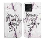 For Xiaomi 14T Oil Embossed 3D Drawing Leather Phone Case(Words Marble) - 1