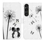 For Sony Xperia 1 VI Oil Embossed 3D Drawing Leather Phone Case(Couple Dandelion) - 1