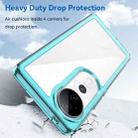 For vivo S19 Pro Colorful Series Acrylic Hybrid TPU Phone Case(Transparent Blue) - 3