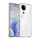 For vivo S19 Pro Colorful Series Acrylic Hybrid TPU Phone Case(Transparent) - 1