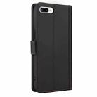 For iPhone 7 Plus / 8 Plus Skin Feel Pure Color Card Slots Leather Phone Case with Dual Lanyard(Black) - 3