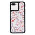 For iPhone 7 Plus / 8 Plus Exclusive Design Style PC Full Coverage Pattern Phone Case(Colorful Heart) - 1