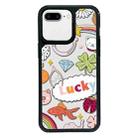 For iPhone 7 Plus / 8 Plus Exclusive Design Style PC Full Coverage Pattern Phone Case(Luck Text) - 1