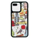 For iPhone 7 Plus / 8 Plus Exclusive Design Style PC Full Coverage Pattern Phone Case(City Sticker B) - 1