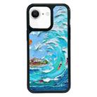 For iPhone 7 / 8 / SE 2020 2022 Exclusive Design Style PC Full Coverage Pattern Phone Case(Ocean Surfing) - 1