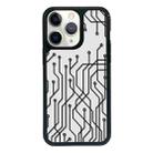 For iPhone 15 Pro Max Exclusive Design Style PC Full Coverage Pattern Phone Case(US Geometric A) - 1