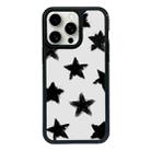 For iPhone 15 Pro Max Exclusive Design Style PC Full Coverage Pattern Phone Case(Star) - 1