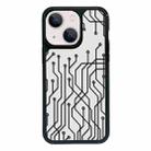 For iPhone 15 Exclusive Design Style PC Full Coverage Pattern Phone Case(US Geometric A) - 1