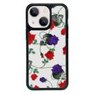 For iPhone 15 Exclusive Design Style PC Full Coverage Pattern Phone Case(Skull Rose) - 1