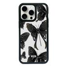 For iPhone 14 Pro Exclusive Design Style PC Full Coverage Pattern Phone Case(Butterfly) - 1