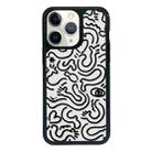 For iPhone 13 Pro Max Exclusive Design Style PC Full Coverage Pattern Phone Case(US Geometric B) - 1