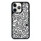 For iPhone 13 Pro Exclusive Design Style PC Full Coverage Pattern Phone Case(US Geometric B) - 1