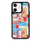 For iPhone 12 Exclusive Design Style PC Full Coverage Pattern Phone Case(US Geometric D) - 1