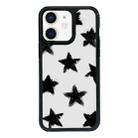 For iPhone 12 Exclusive Design Style PC Full Coverage Pattern Phone Case(Star) - 1