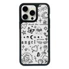 For iPhone 12 Pro Max Exclusive Design Style PC Full Coverage Pattern Phone Case(Label) - 1