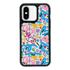 For iPhone X / XS Exclusive Design Style PC Full Coverage Pattern Phone Case(Geometric C) - 1