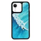 For iPhone XR Exclusive Design Style PC Full Coverage Pattern Phone Case(Sea Wave) - 1