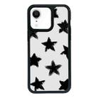 For iPhone XR Exclusive Design Style PC Full Coverage Pattern Phone Case(Star) - 1