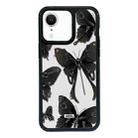 For iPhone XR Exclusive Design Style PC Full Coverage Pattern Phone Case(Butterfly) - 1