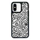 For iPhone XS Max Exclusive Design Style PC Full Coverage Pattern Phone Case(US Geometric B) - 1