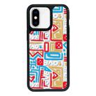 For iPhone XS Max Exclusive Design Style PC Full Coverage Pattern Phone Case(US Geometric D) - 1