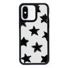 For iPhone XS Max Exclusive Design Style PC Full Coverage Pattern Phone Case(Star) - 1