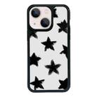 For iPhone 13 mini Exclusive Design Style PC Full Coverage Pattern Phone Case(Star) - 1