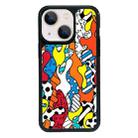 For iPhone 13 mini Exclusive Design Style PC Full Coverage Pattern Phone Case(Geometric Waves) - 1