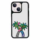 For iPhone 13 mini Exclusive Design Style PC Full Coverage Pattern Phone Case(Coconut Tree) - 1