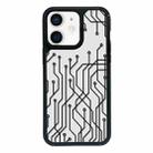 For iPhone 12 mini Exclusive Design Style PC Full Coverage Pattern Phone Case(US Geometric A) - 1