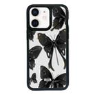 For iPhone 12 mini Exclusive Design Style PC Full Coverage Pattern Phone Case(Butterfly) - 1