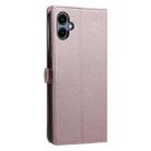 For Samsung Galaxy A06 4G Wallet Multi-card Slot Leather Phone Case with Lanyard(Rose Gold) - 3