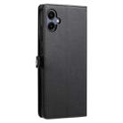 For Samsung Galaxy A06 5G / 4G Wallet Multi-card Slot Leather Phone Case with Lanyard(Black) - 3